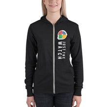 Load image into Gallery viewer, Just the Watch Zip Hoodie