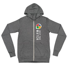 Load image into Gallery viewer, Just the Watch Zip Hoodie